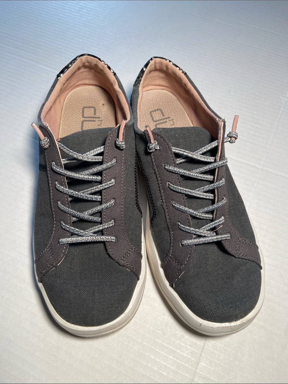 Hey Dude Karina slip-on sneaker in jet black with canvas upper